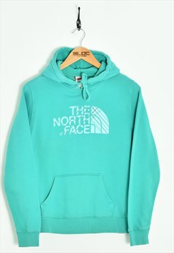 Vintage  The North Face Hooded Sweatshirt Green XXSmall