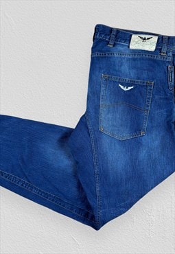 Armani Jeans Y31 Antifit Low Crotch Blue Mens W36 L30