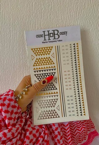 METALLIC FLASH TATTOO PACK TEMPORARY BODY JEWELLERY