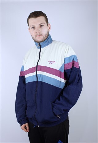 REEBOK VINTAGE SPORT TRACKSUIT MEN NYLON