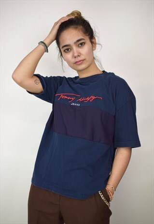 VINTAGE 90'S SHORT SLEEVE TOMMY HILFIGER T SHIRT