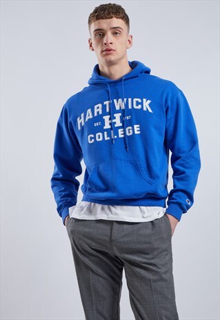 VINTAGE CHAMPION HARTWICK COLLEGE HOODIE