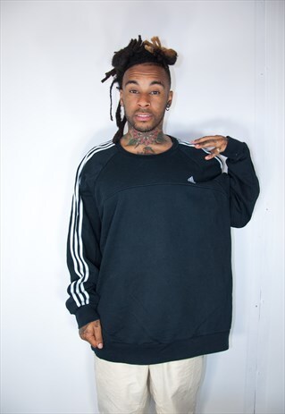 ADIDAS EMBROIDED VINTAGE SWEATSHIRT