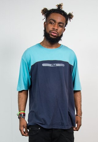 90'S FILA BLUE T-SHIRT VINTAGE