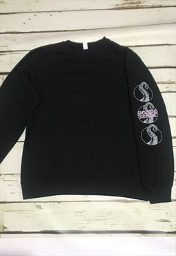 Shokushu Boutique unisex sweatshirt tentacle sleeve (BLACK) 