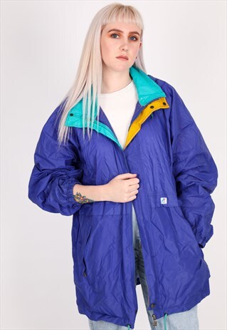 VINTAGE K-WAY WINDBREAKER JACKET NJ780