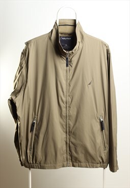 Vintage Nautica Windbreaker Jacket Green