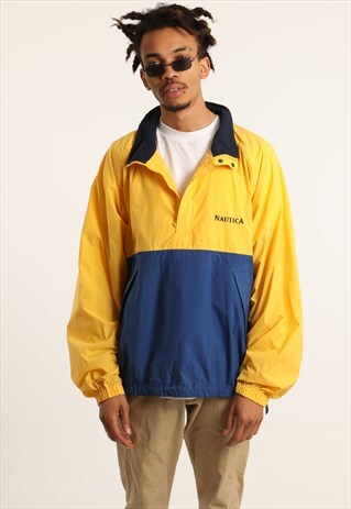 VINTAGE NAUTICA LIGHTWEIGHT PULLOVER JACKET