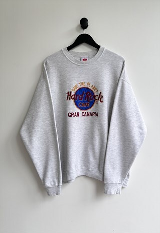 VINTAGE HARD ROCK CAFE BUGGY FIT SWEATSHIRT PULLOVER