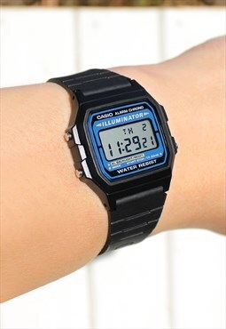 Casio Black F-105 EL Digital Watch (Japan import)
