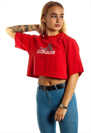 VINTAGE ADIDAS CROP SWEATSHIRT SW380
