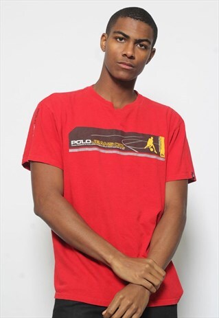 VINTAGE POLO JEANS BASKETBALL T-SHIRT