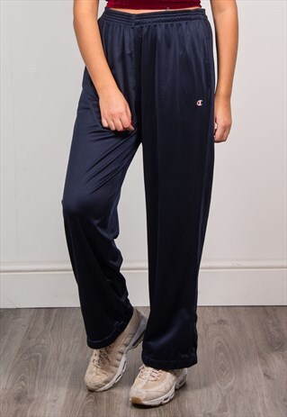 CHAMPION VINTAGE 90'S NAVY BLUE TRACKSUIT BOTTOMS TROUSERS