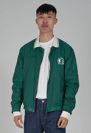CIRCA 2000 ALEXANDER MCQUEEN GREEN BOMBER JACKET