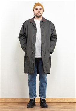 Vintage 80's Insulated Waxed Coat