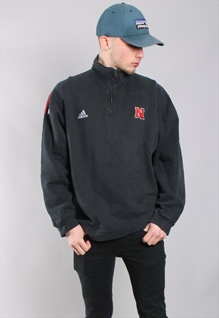 VINTAGE ADIDAS 1/4 ZIP SWEATSHIRT