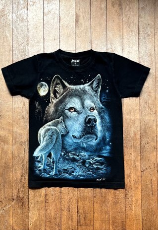 VINTAGE WILD BLACK T - SHIRT