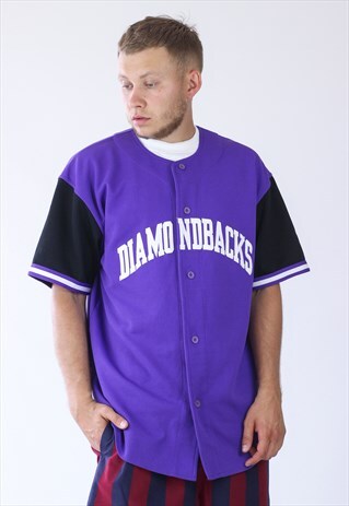VINTAGE MENS DIAMONDBACKS ARIZONA STARTER JERSEY LOGO SHIRT