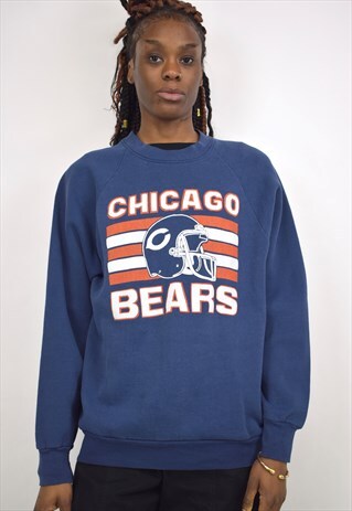VINTAGE 90S NAVY CHICAGO BEARS SWEATSHIRT