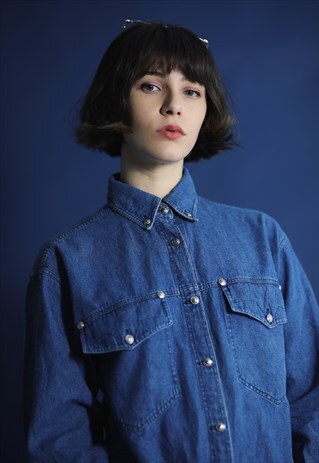 VINTAGE RARE VERSACE DENIM SHIRT