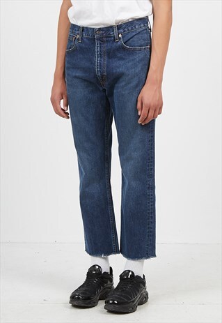 VINTAGE BLUE LEVI'S 505 04 FIT DENIM JEANS