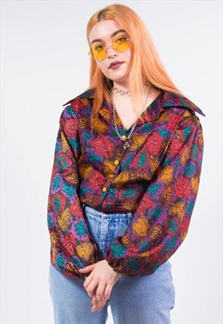 VINTAGE 70'S PATTERNED SHIRT