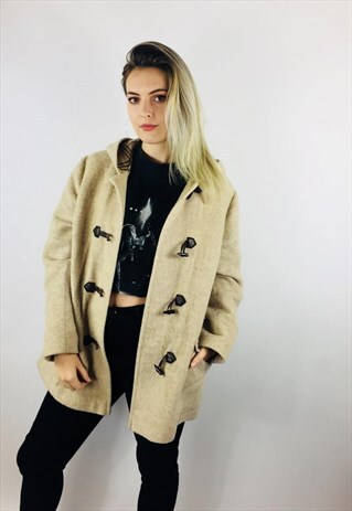 VINTAGE WOOL DUFFLE COAT