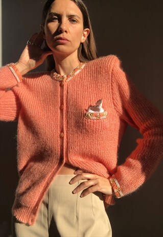 VINTAGE HAND-KNITTED CARDIGAN