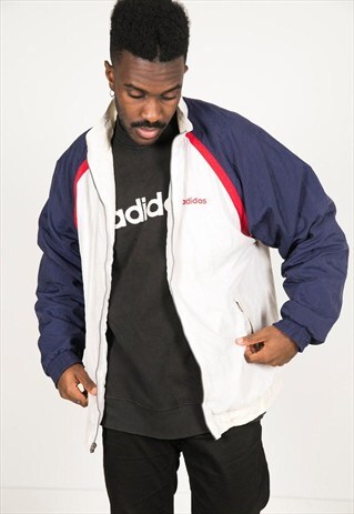 VINTAGE 80'S USA ADIDAS SHELL SPORT JACKET / S0730