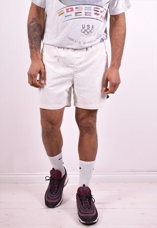 KAPPA MENS VINTAGE SHIRT W34 WHITE 90'S