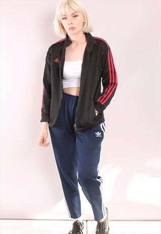 VINTAGE ADIDAS TRACK JACKET BLACK