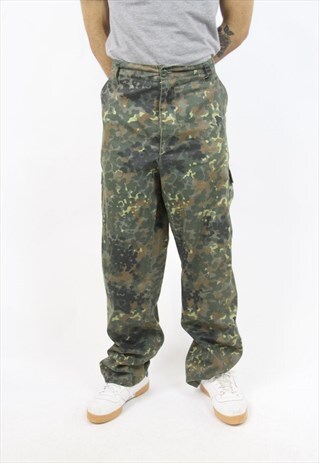 VINTAGE CAMO ARMY 90'S TROUSERS