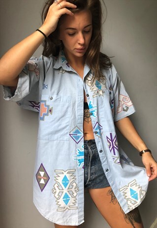 OVERSIZED RETRO 90S 80S VINTAGE UNISEX FESTIVAL SHIRT