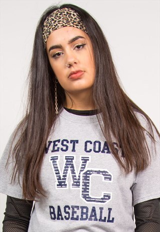 VINTAGE WEST COAST BASEBALL USA T-SHIRT