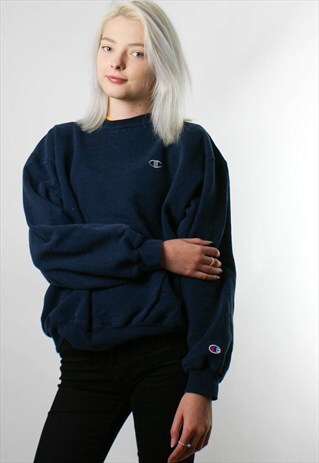 CHAMPION EMBROIDERED LOGO SWEATSHIRT JUMPER