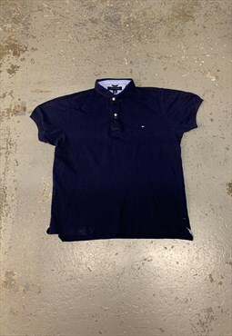 Tommy Hilfiger Polo Shirt Short Sleeve Top Embroidered Logo