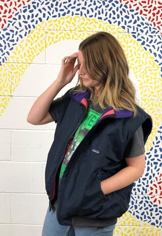 VINTAGE PATAGONIA FLEECE LINED GILET