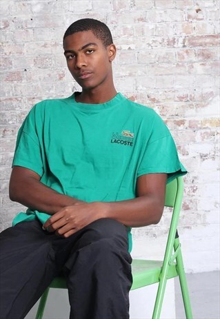 VINTAGE LACOSTE LOGO T-SHIRT GREEN