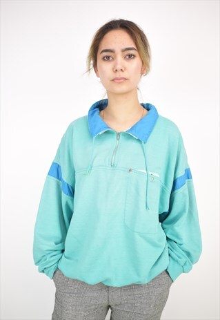 VINTAGE 90'S 1/4 ZIP SWEATSHIRT