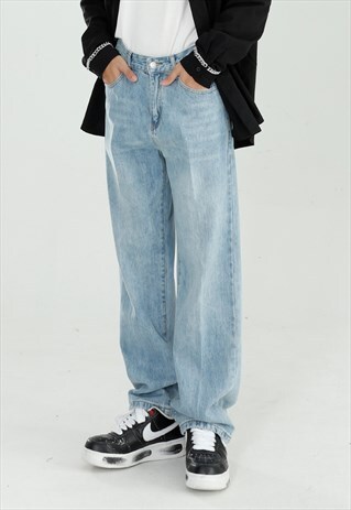 KALODIS CASUAL VERSATILE STRAIGHT JEANS