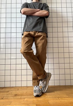 Vintage CARHARTT WIP Pants Trousers Brown 