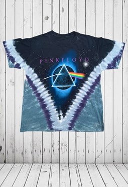 Tie Dye Pink Floyd dark side of the moon tshirt 