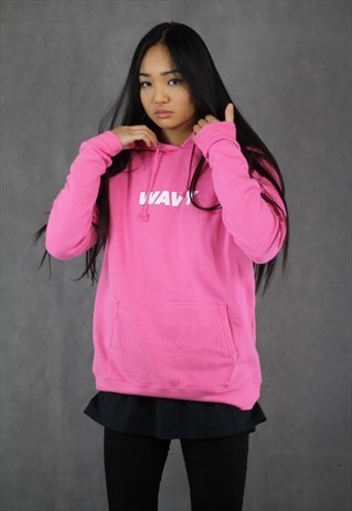 SALE - WAVY PINK HOODIE