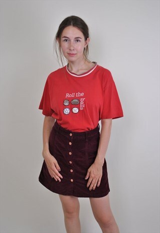 VINTAGE SPORT TEE, SOCCER TSHIRT, FOOTBALL T-SHIRT