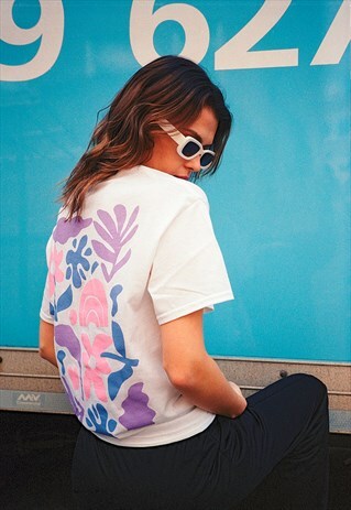 MULTI GRAPHIC WHITE TEE