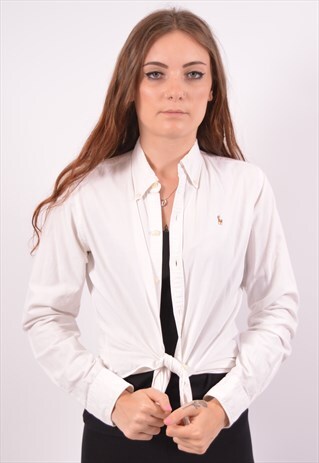VINTAGE RALPH LAUREN SHIRT WHITE
