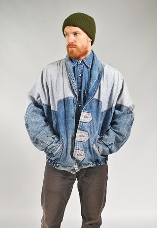 VINTAGE TWO-TONE DENIM JACKET