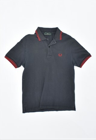 VINTAGE 90'S FRED PERRY POLO SHIRT GREY