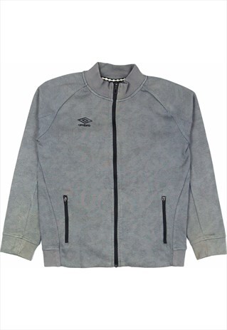 Umbro 90's Spellout Zip Up Fleece Small (missing sizing labe