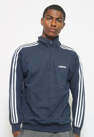 VINTAGE ADIDAS 1/4 ZIP SWEATSHIRT